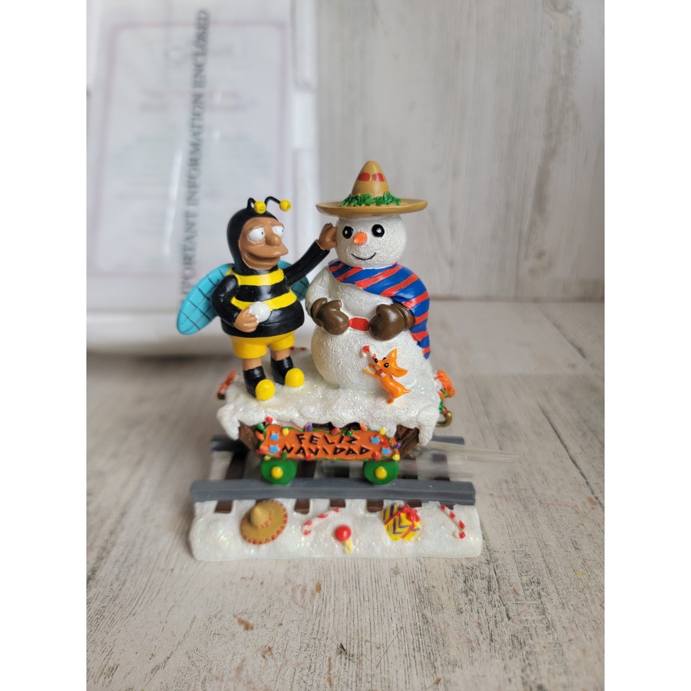 Hamilton Simpsons Ay Chihuahua Merry Christmas train vintage village accessory